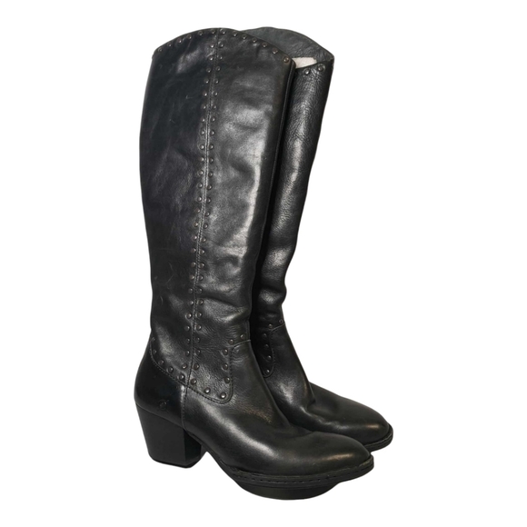 NEW Born Black Leather Boot SZ US 10 - Picture 2 of 16